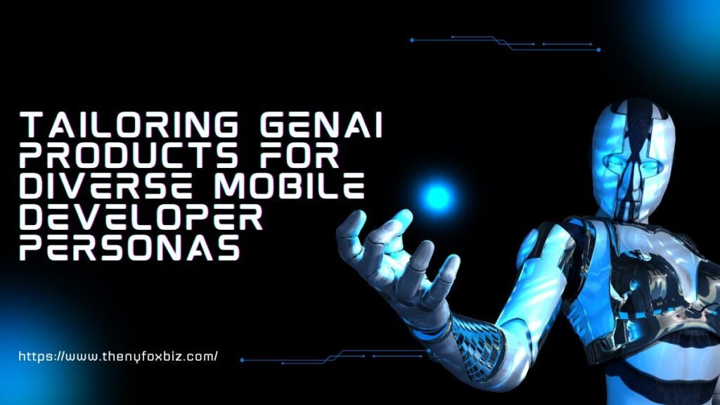 tailoring genai products for diverse mobile developer personas