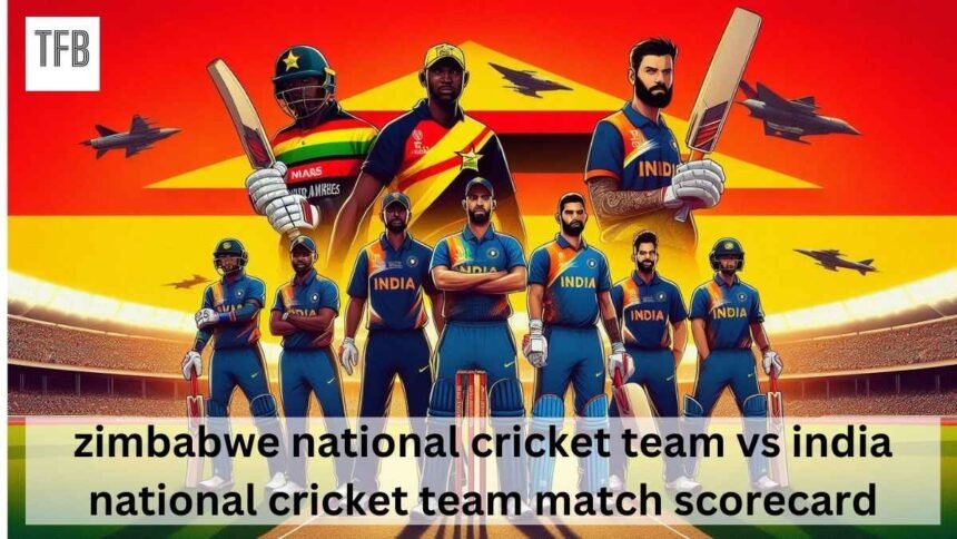 zimbabwe national cricket team vs india national cricket team match scorecard